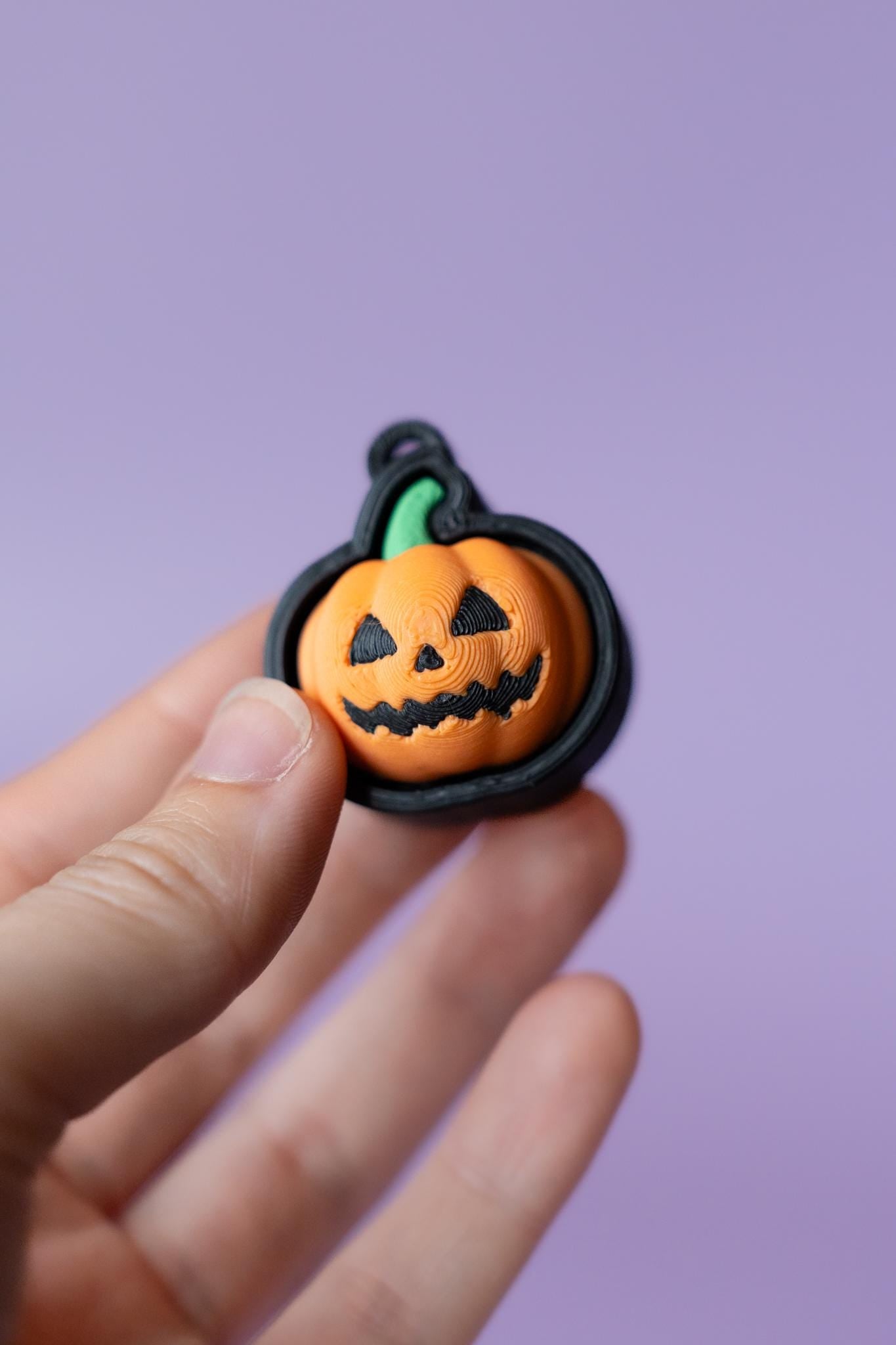 Spooky Ghosts & Pumpkin Halloween Fidget Clickers with Wrist Strap or Keychain