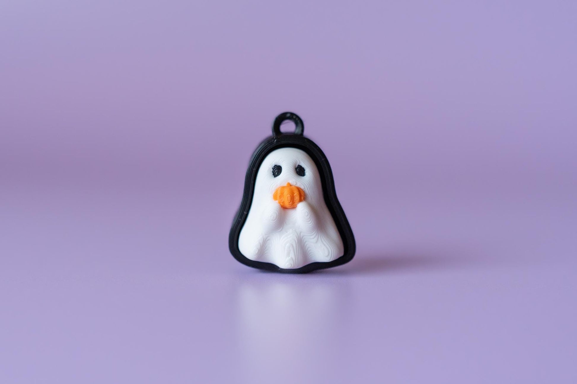 Spooky Ghosts & Pumpkin Halloween Fidget Clickers with Wrist Strap or Keychain