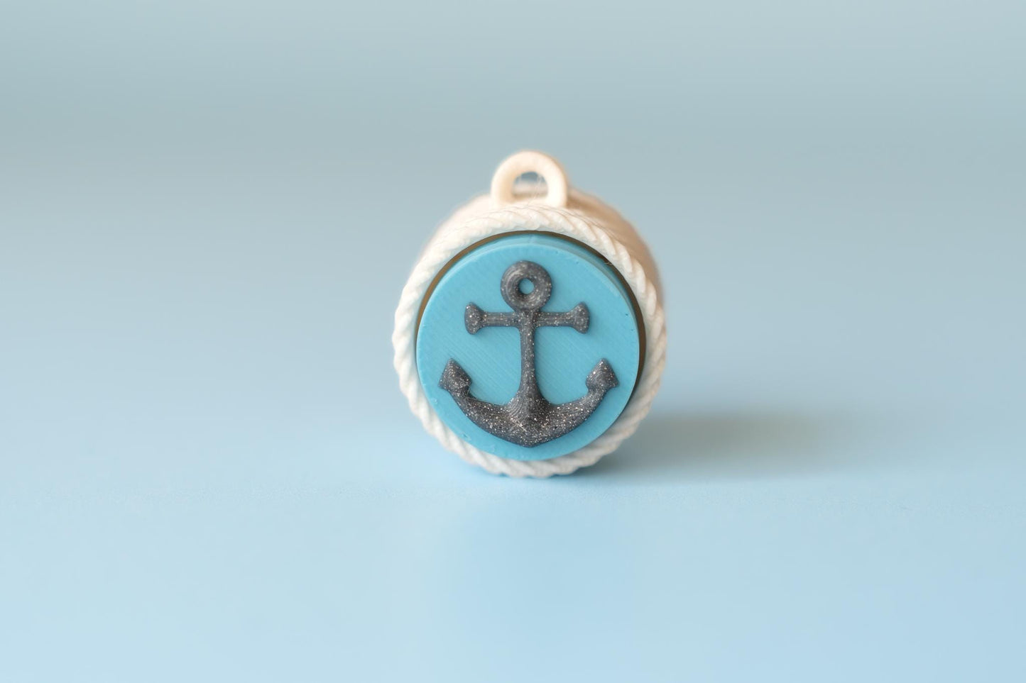 Nautical Themed Fidget Clickers with Wrist Strap or Keychain