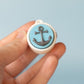 Nautical Themed Fidget Clickers with Wrist Strap or Keychain