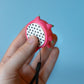 Dragon Fruit Fidget Clicker with Wrist Strap or Keychain