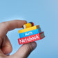 Stack of Books with Pencil Fidget Clicker