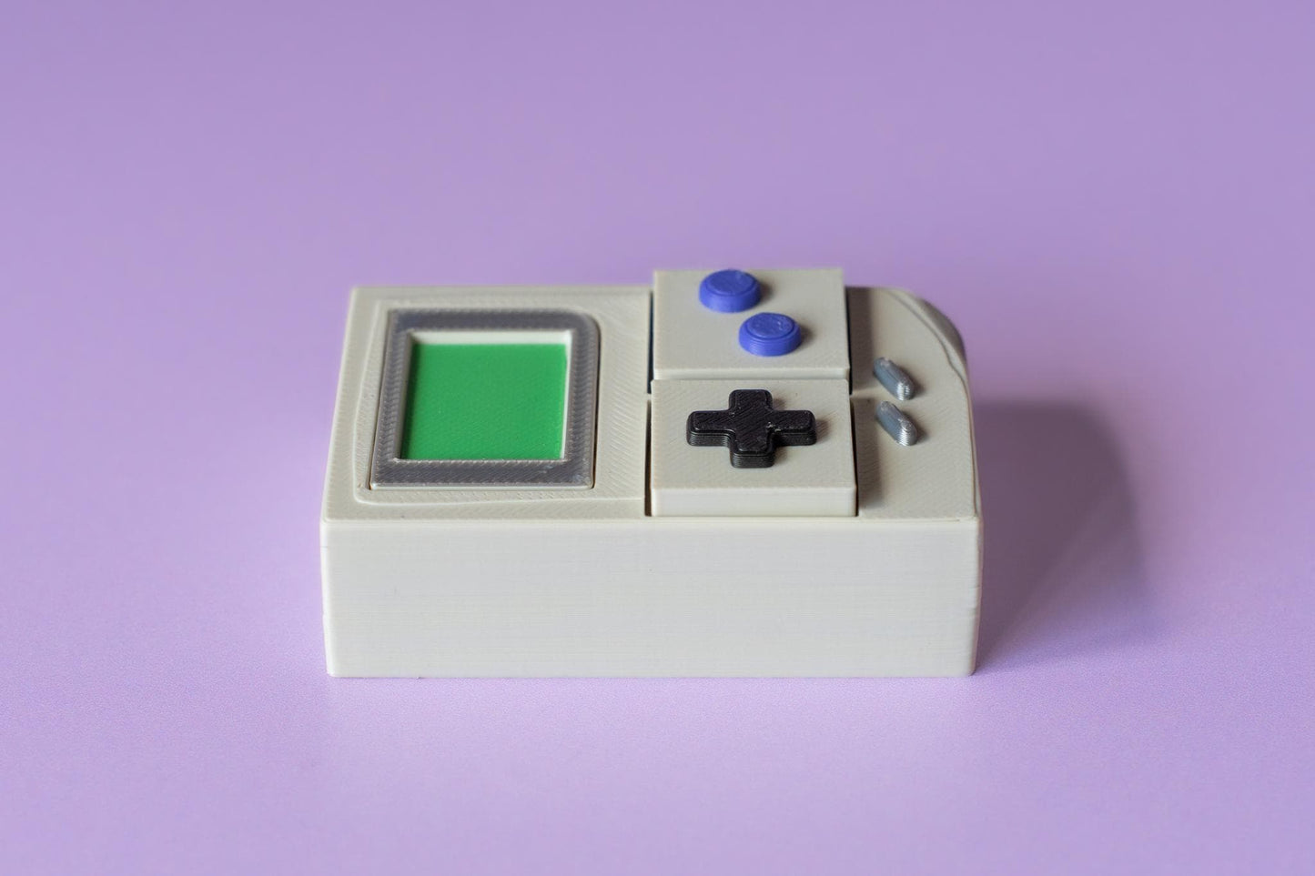 Retro Handheld Console Fidget Clicker with Wrist Strap or Keychain