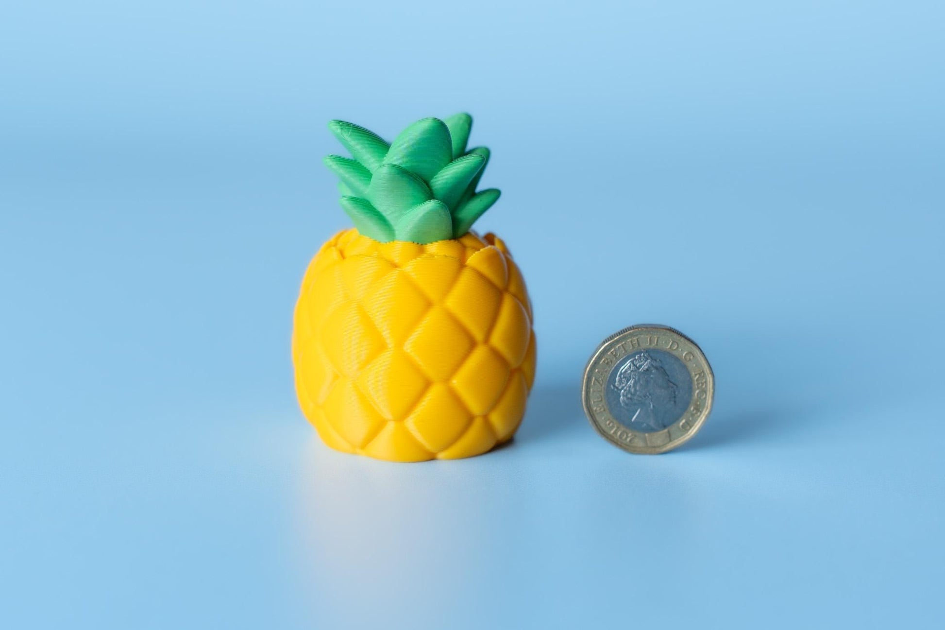 Pineapple Fidget Clicker with Wrist Strap or Keychain