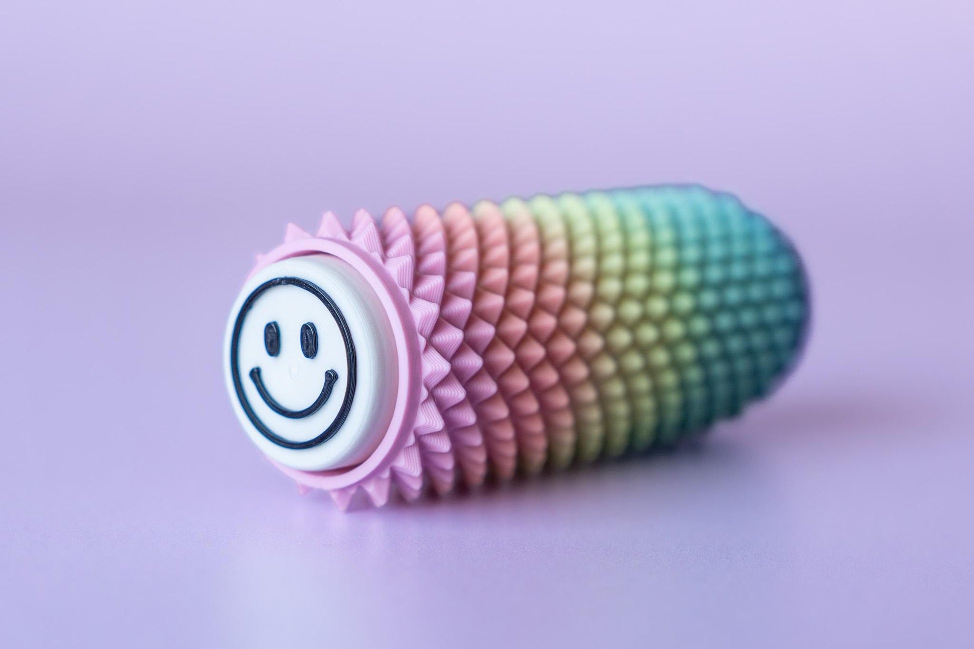 Spiked Sensory Roller with Textured Clicker Top & Wrist Strap - 4 Colours!