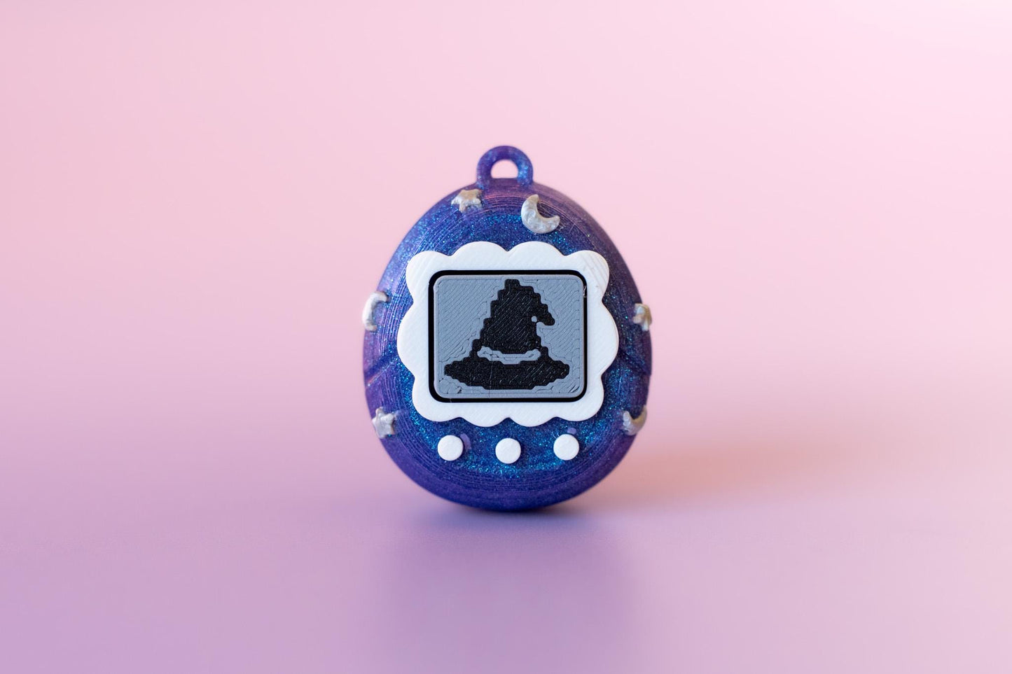 90's Virtual Pet "V-Pet" Fidget Clickers with Wrist Strap or Keychain (Spooky Series)