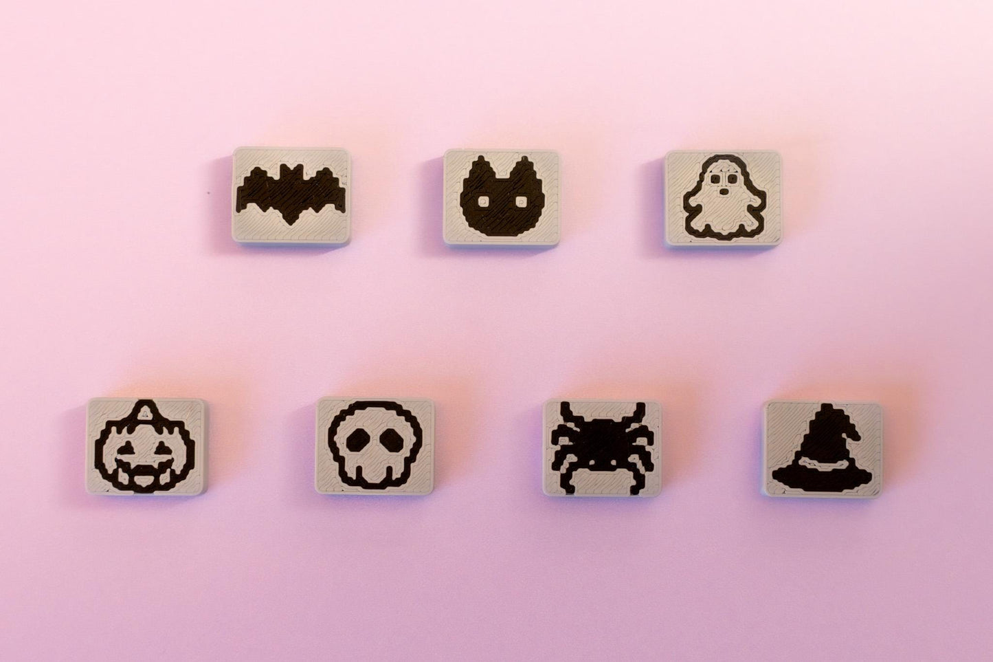 90's Virtual Pet "V-Pet" Fidget Clickers with Wrist Strap or Keychain (Spooky Series)