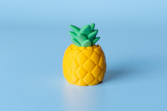 Pineapple Fidget Clicker with Wrist Strap or Keychain