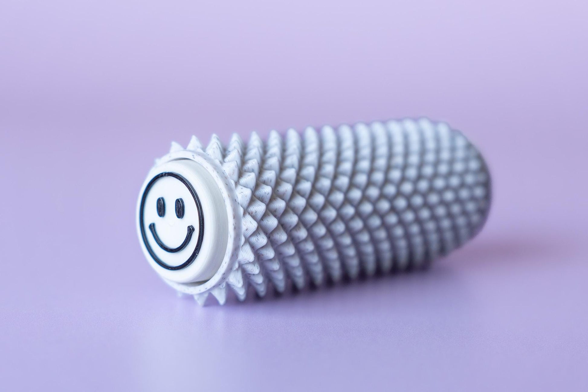 Spiked Sensory Roller with Textured Clicker Top & Wrist Strap