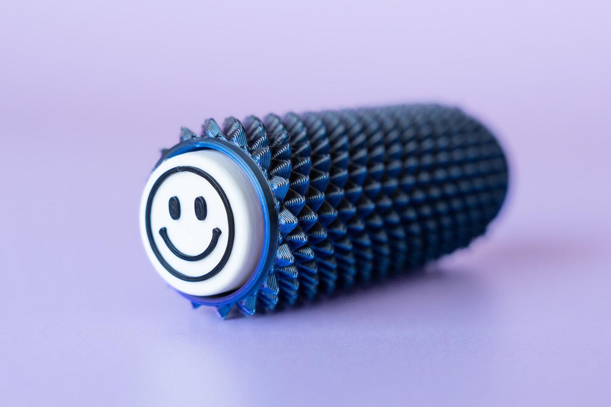 Spiked Sensory Roller with Textured Clicker Top & Wrist Strap