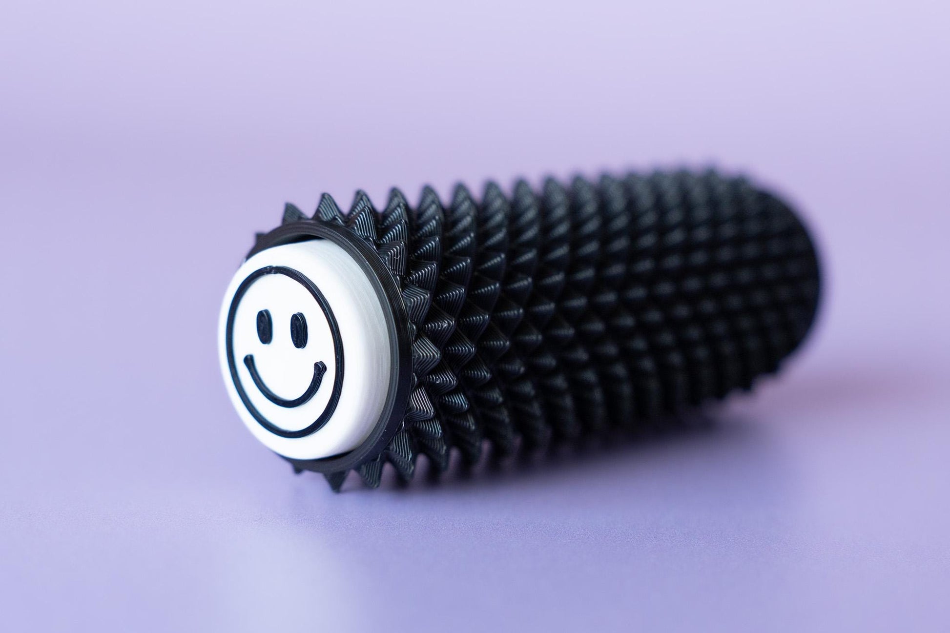 Spiked Sensory Roller with Textured Clicker Top & Wrist Strap