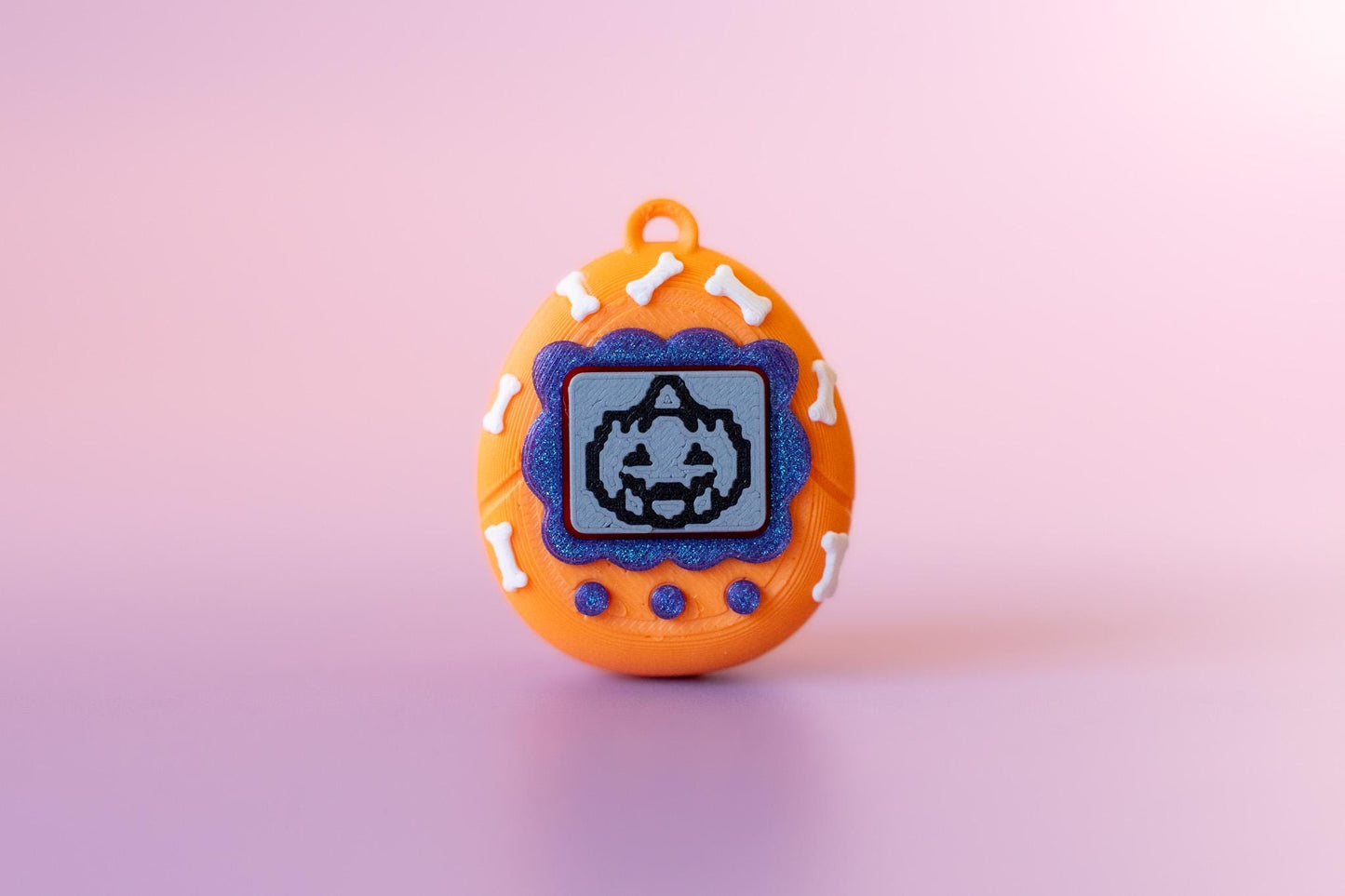 90's Virtual Pet "V-Pet" Fidget Clickers with Wrist Strap or Keychain (Spooky Series)