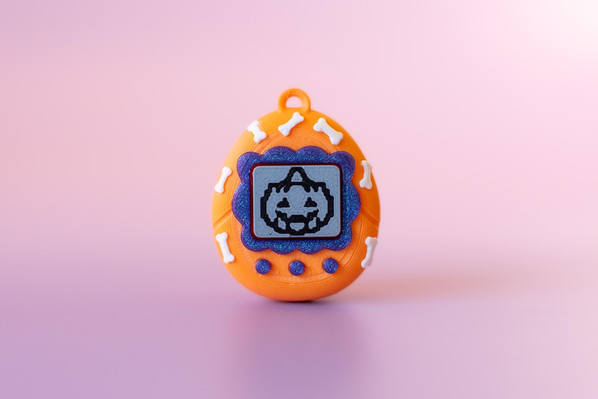 90's Virtual Pet "V-Pet" Fidget Clickers with Wrist Strap or Keychain (Spooky Series)