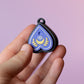 Planchette Spooky Halloween Fidget Clicker with Wrist Strap or Keychain