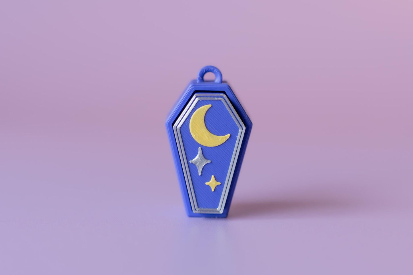 Coffin Spooky Halloween Fidget Clickers with Wrist Strap or Keychain