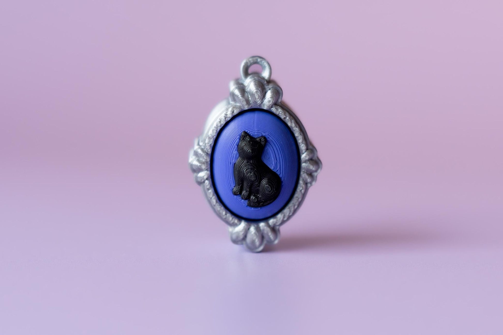 Antique Frames Spooky Halloween Fidget Clickers with Wrist Strap or Keychain