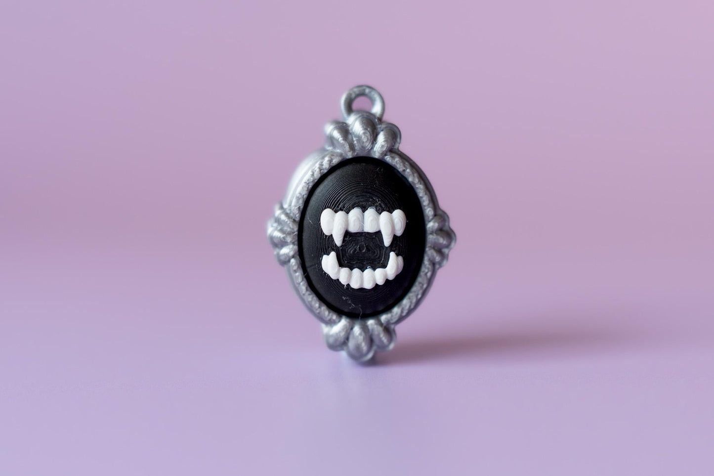 Antique Frames Spooky Halloween Fidget Clickers with Wrist Strap or Keychain