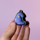 Witch's Hat Spooky Halloween Fidget Clicker with Wrist Strap or Keychain