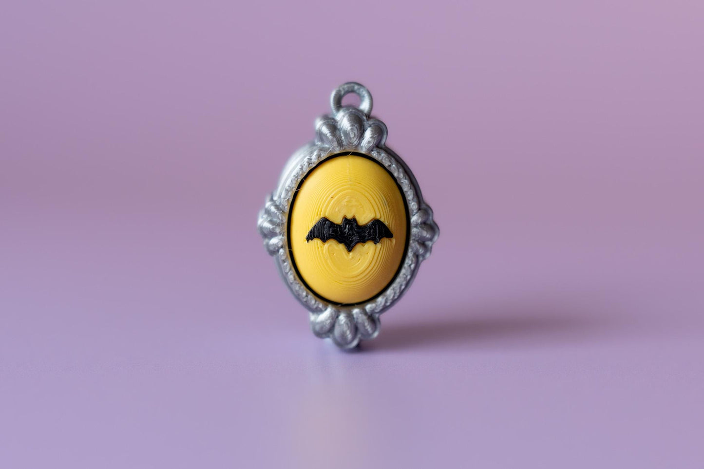 Antique Frames Spooky Halloween Fidget Clickers with Wrist Strap or Keychain