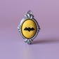 Antique Frames Spooky Halloween Fidget Clickers with Wrist Strap or Keychain