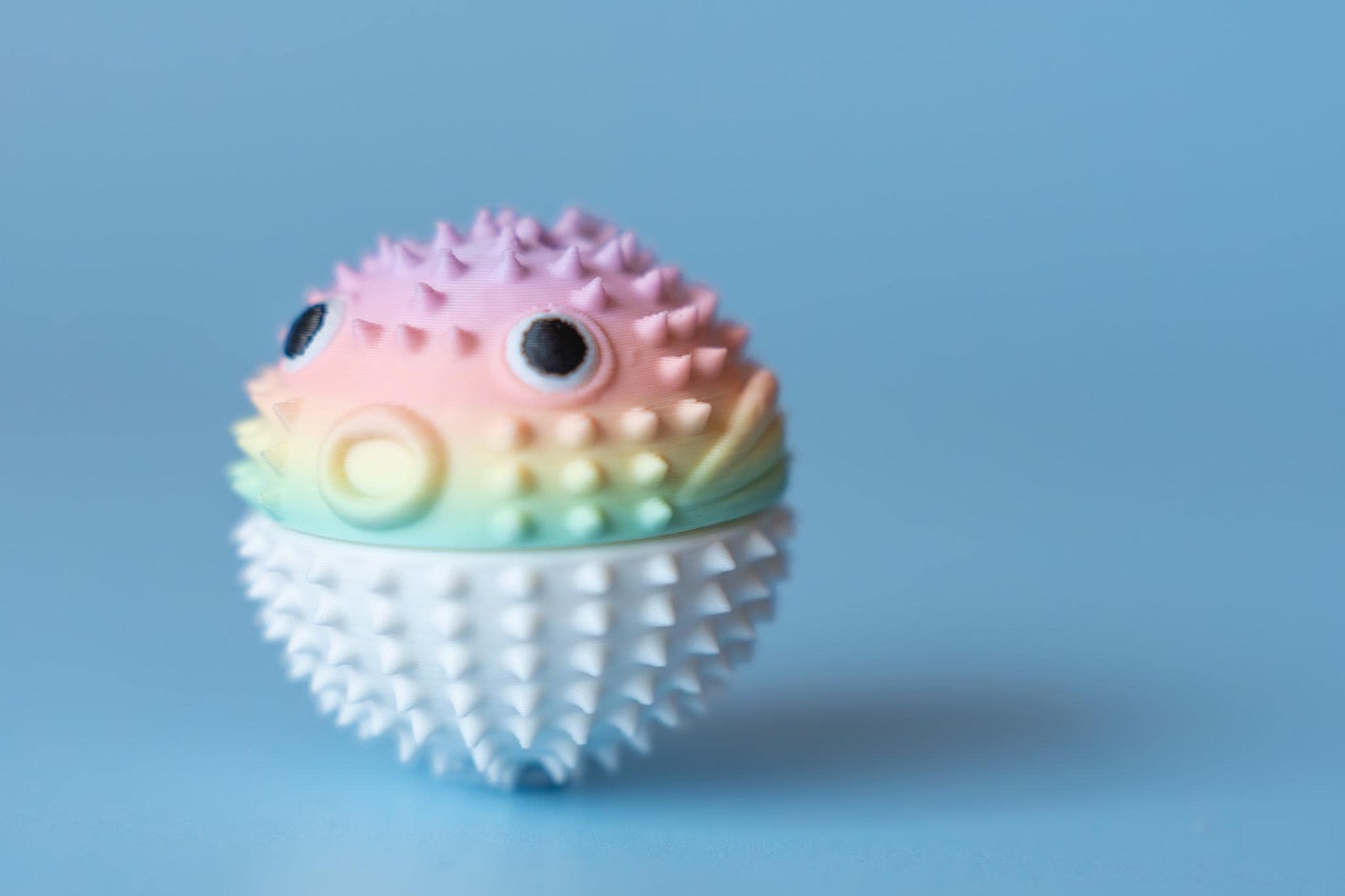 Pufferfish Spiked Sensory Tool with Wrist Strap or Keychain