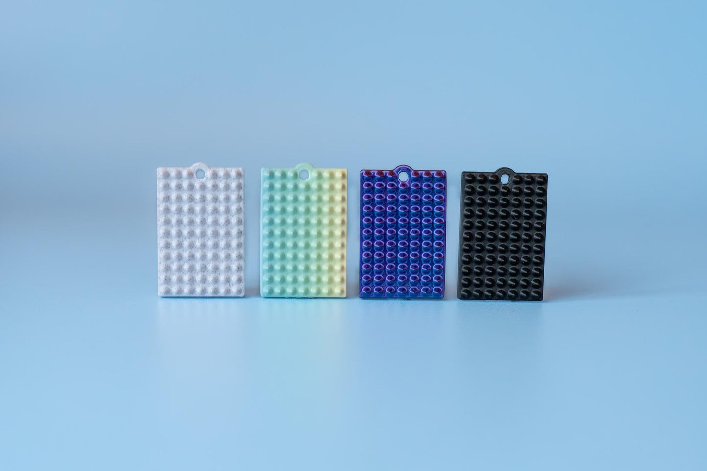 Spiked Sensory Textured Plate with Wrist Strap or Keychain