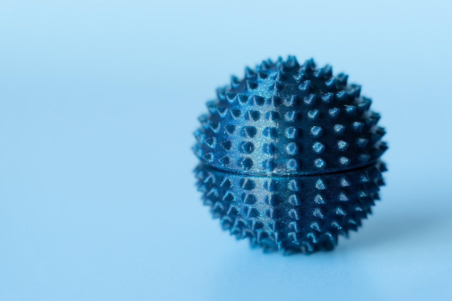 Spiked Sphere Sensory Tool with Wrist Strap or Keychain