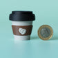 Takeaway Coffee Cup Fidget Clicker with Wrist Strap or Keychain - Happy Tappy Shop
