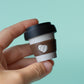 Takeaway Coffee Cup Fidget Clicker with Wrist Strap or Keychain - Happy Tappy Shop