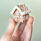 Gingerbread House Festive Fidget Clicker with Wrist Strap or Keychain