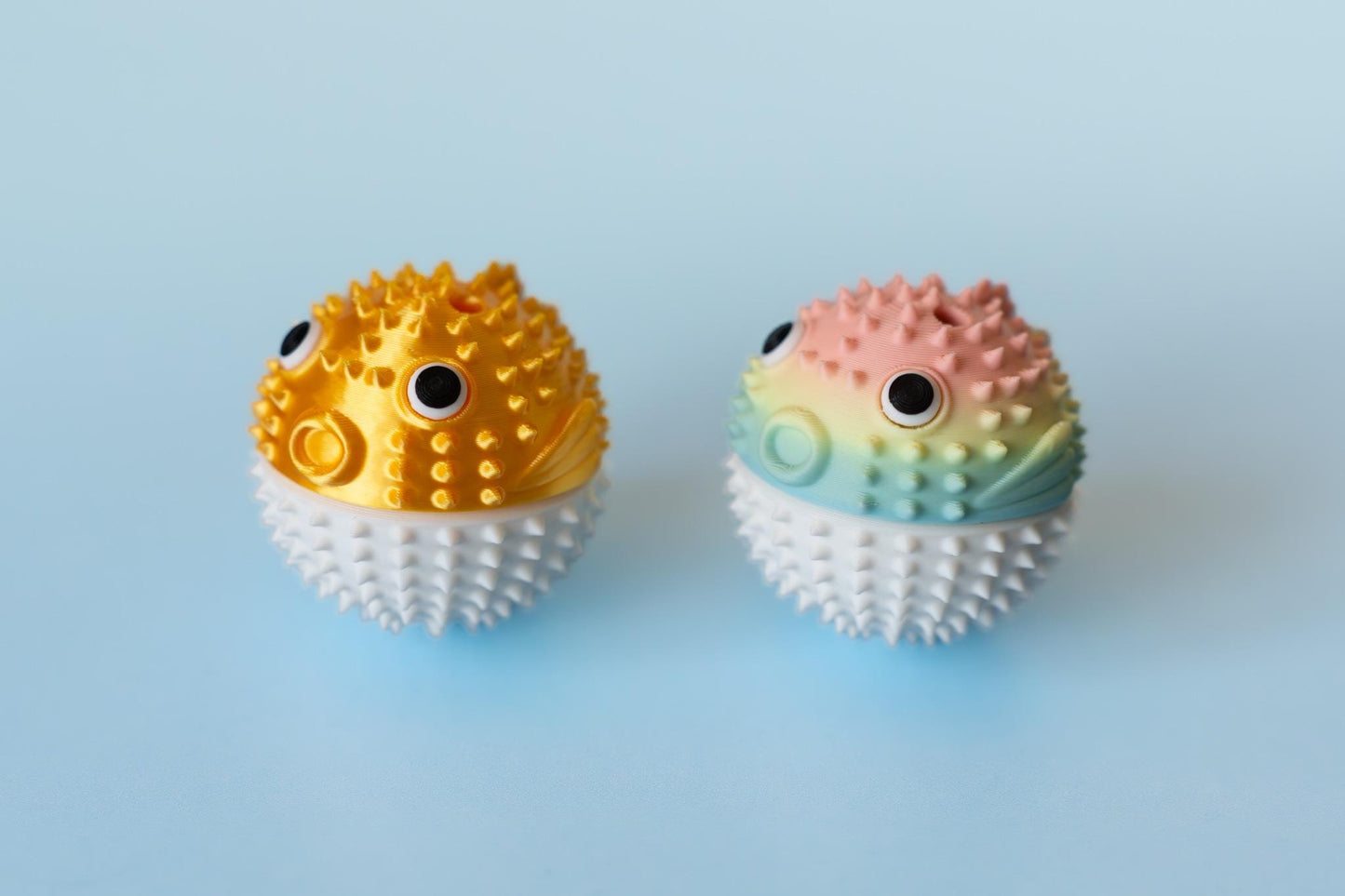 Pufferfish Spiked Sensory Tool with Wrist Strap or Keychain
