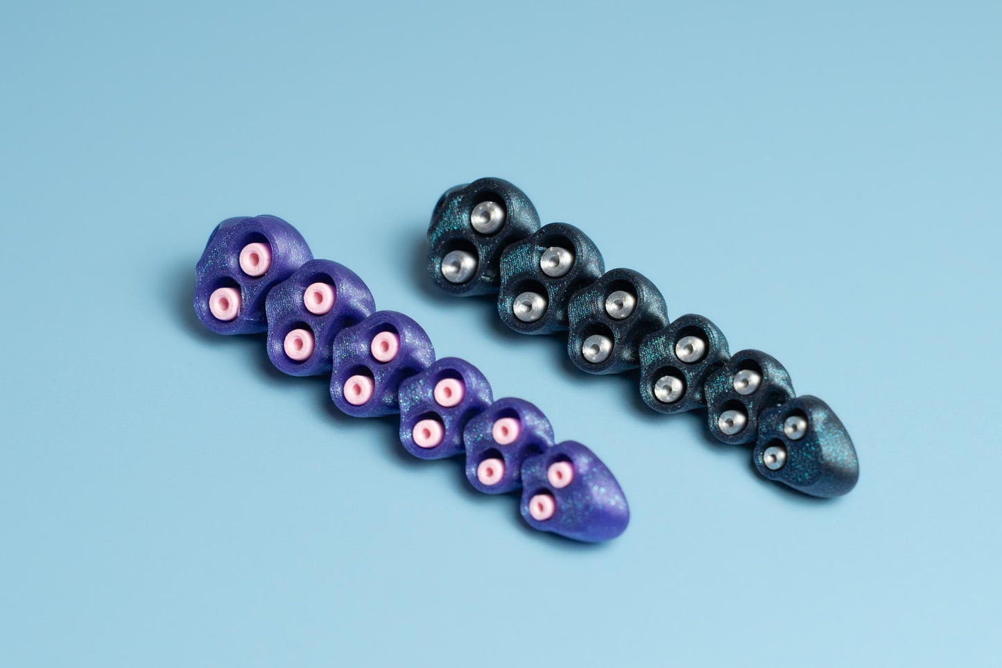 Tentacle Tactile Flexi Fidget with Wrist Strap or Keychain