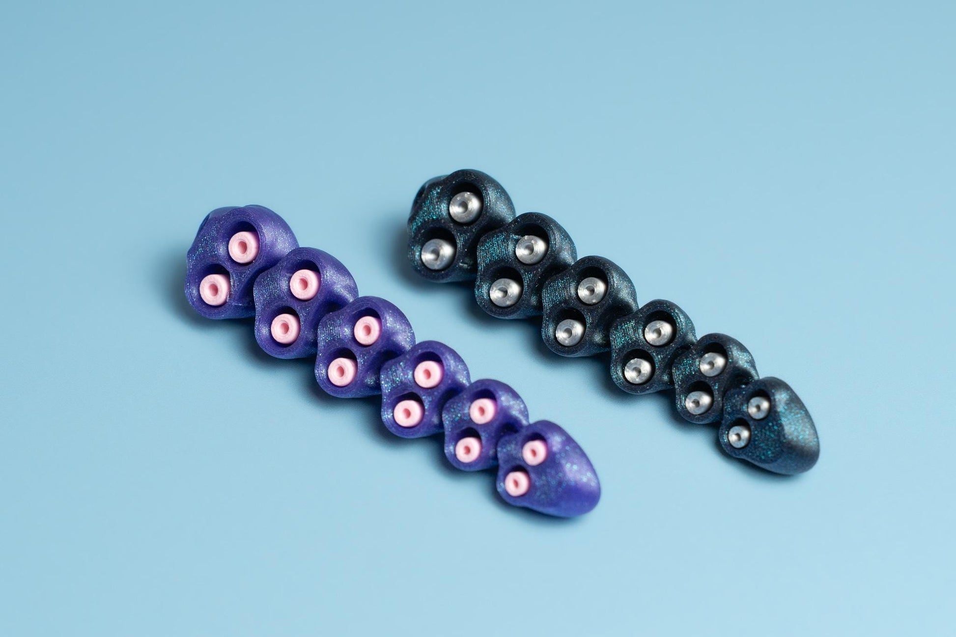 Tentacle Tactile Flexi Fidget with Wrist Strap or Keychain