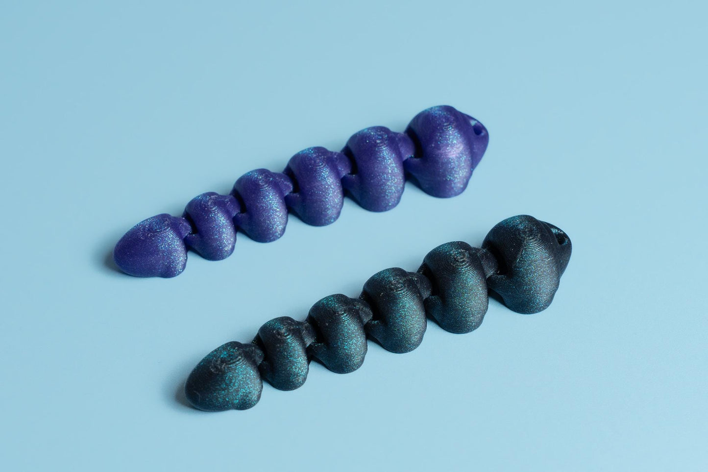 Tentacle Tactile Flexi Fidget with Wrist Strap or Keychain