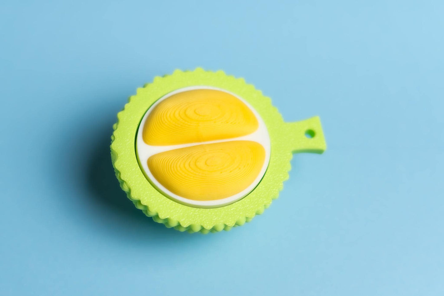 Durian Fruit Fidget Clicker with Wrist Strap or Keychain