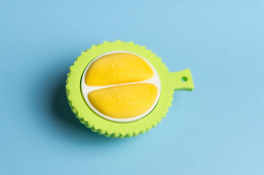 Durian Fruit Fidget Clicker with Wrist Strap or Keychain