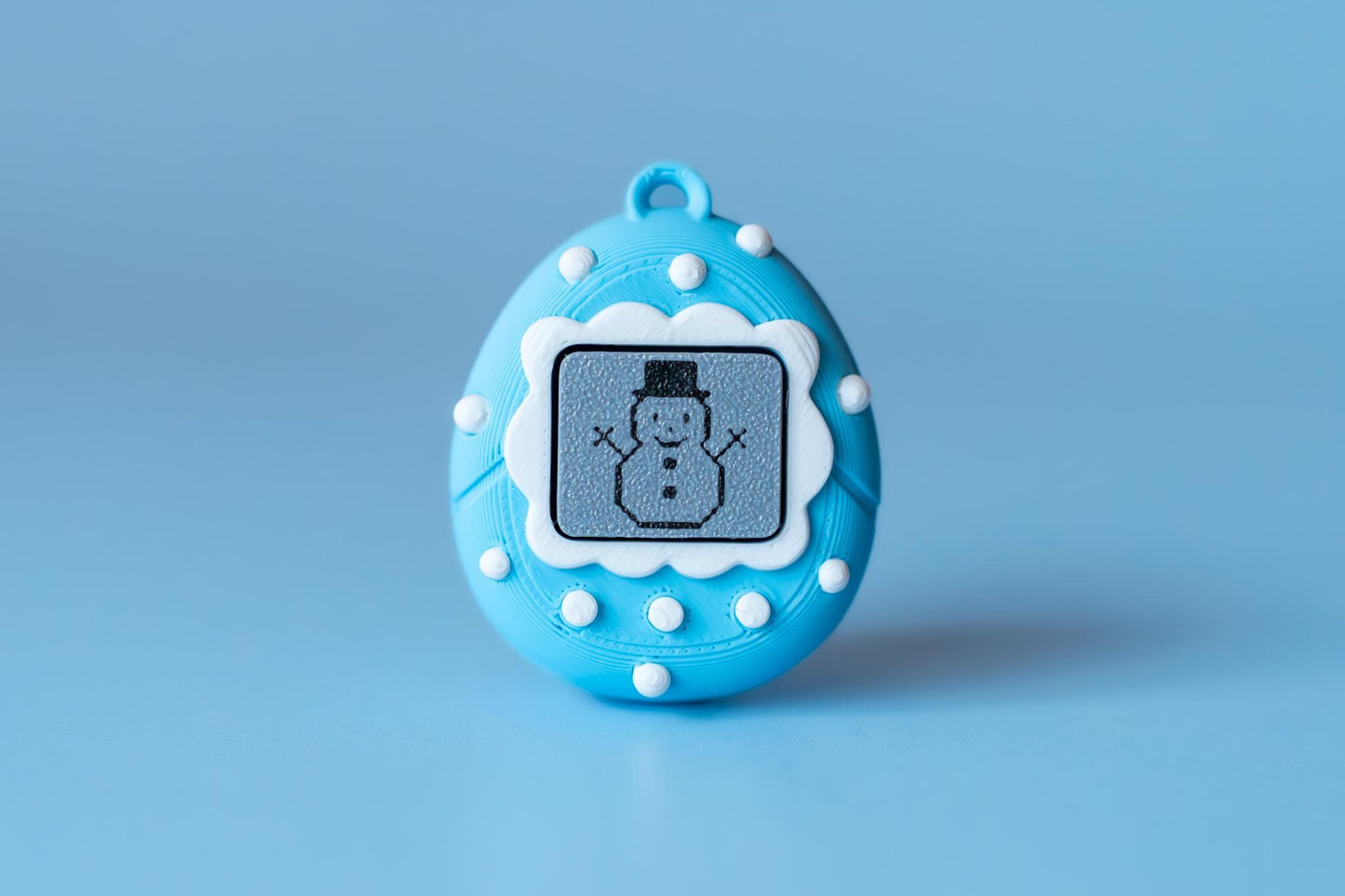 90's Virtual Pet "V-Pet" Fidget Clickers with Wrist Strap or Keychain (Festive Series)
