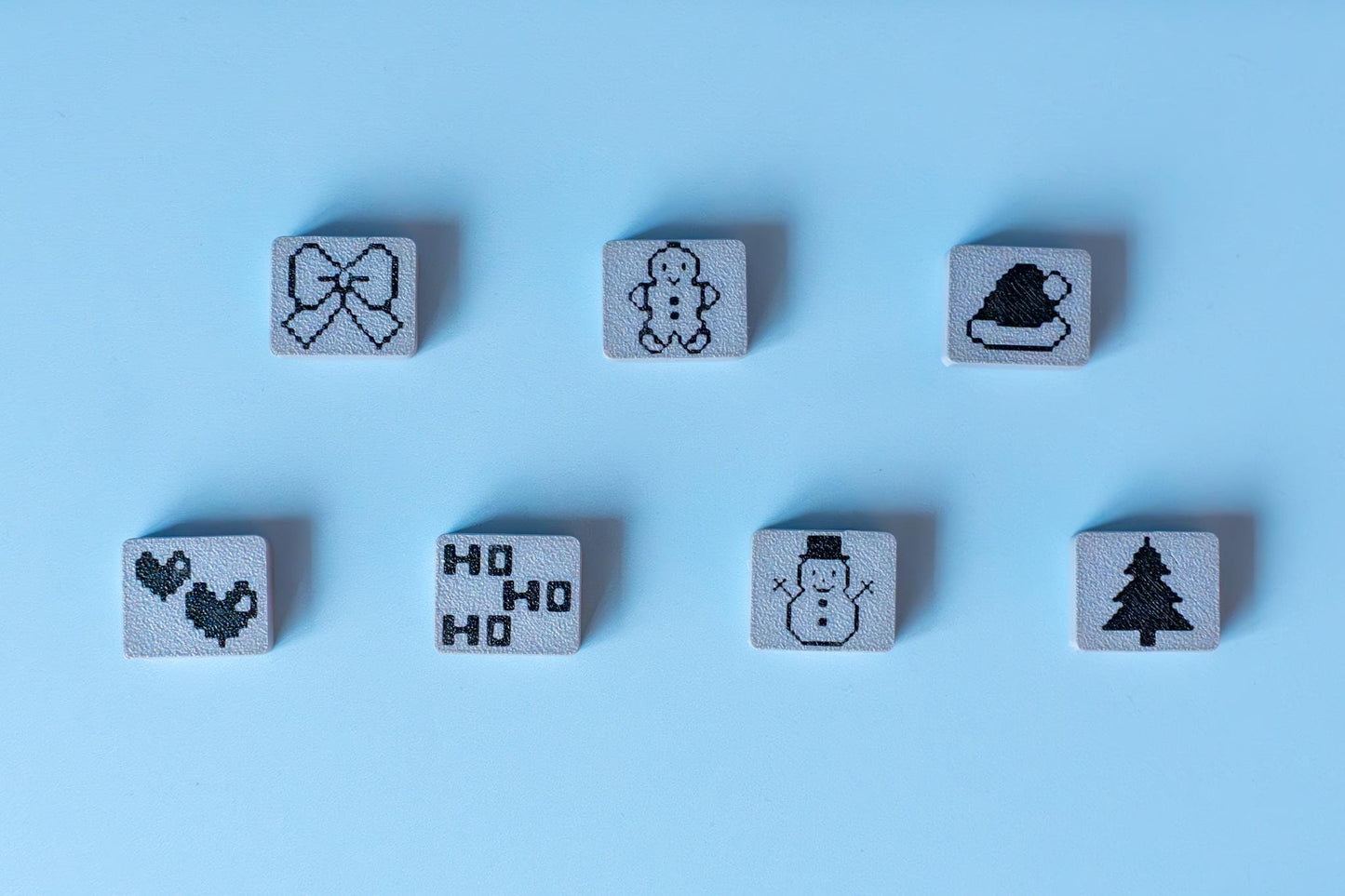 90's Virtual Pet "V-Pet" Fidget Clickers with Wrist Strap or Keychain (Festive Series)