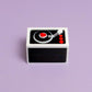 Vinyl Record Box with Hearts Valentines Fidget Clicker with Keychain or Wrist Strap