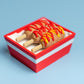 Tray of Corndogs Fidget Clicker with Wrist Strap or Keychain