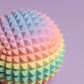 Spiked Sensory Rainbow Fidget Sphere - Palm Sized Sensory Stim Tool