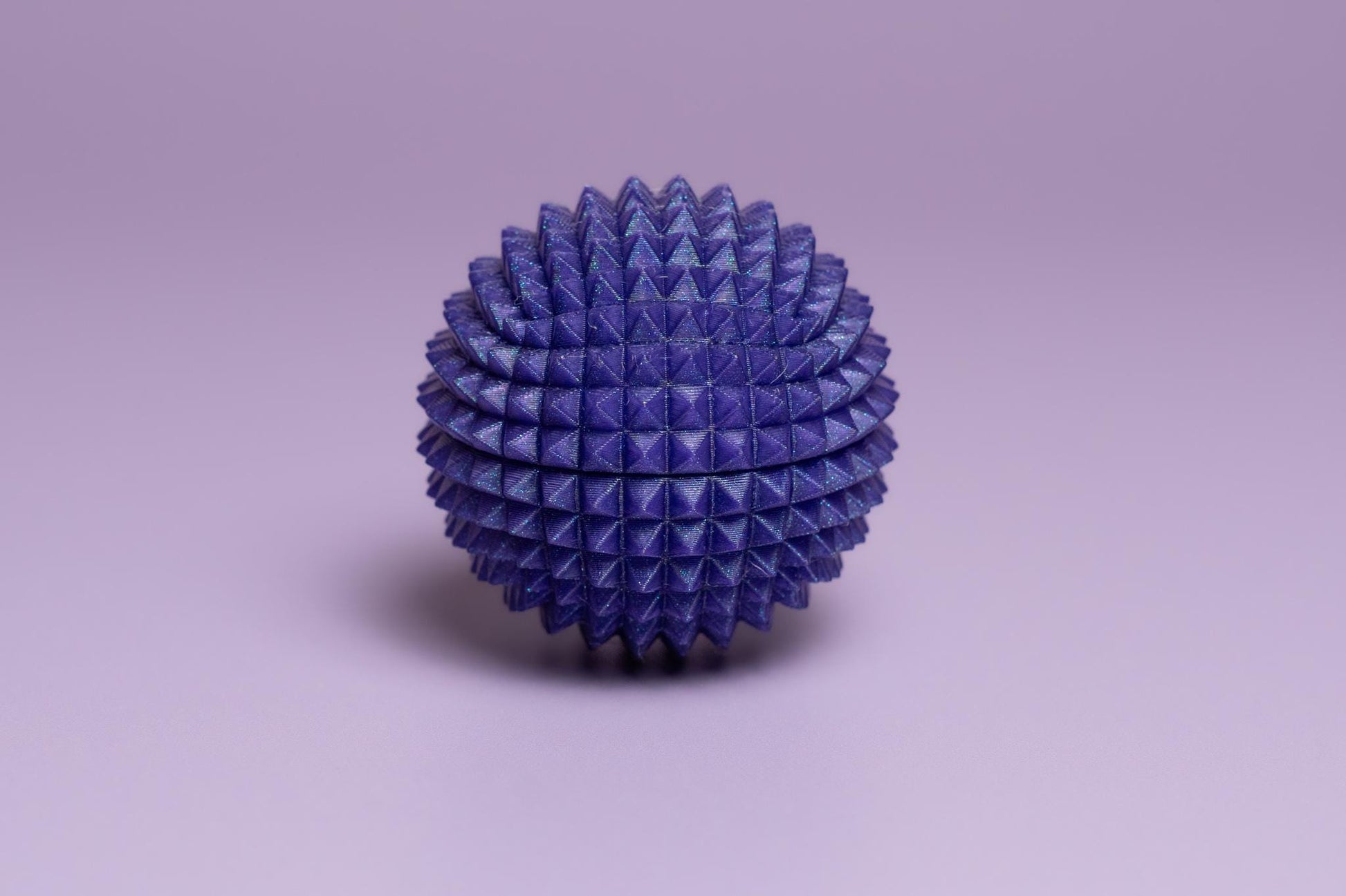Spiked Sensory Rainbow Fidget Sphere - Palm Sized Sensory Stim Tool