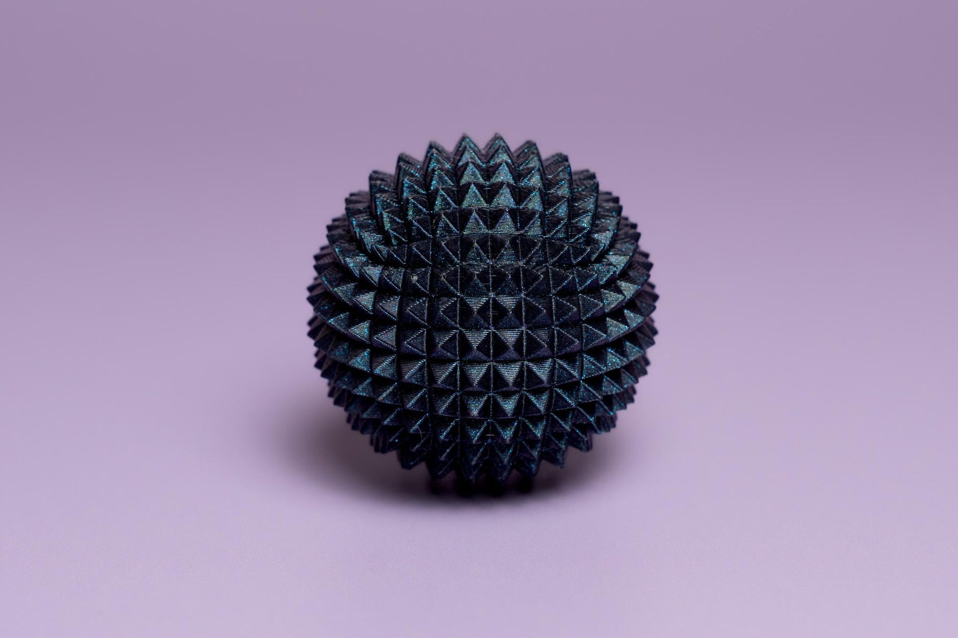 Spiked Sensory Rainbow Fidget Sphere - Palm Sized Sensory Stim Tool