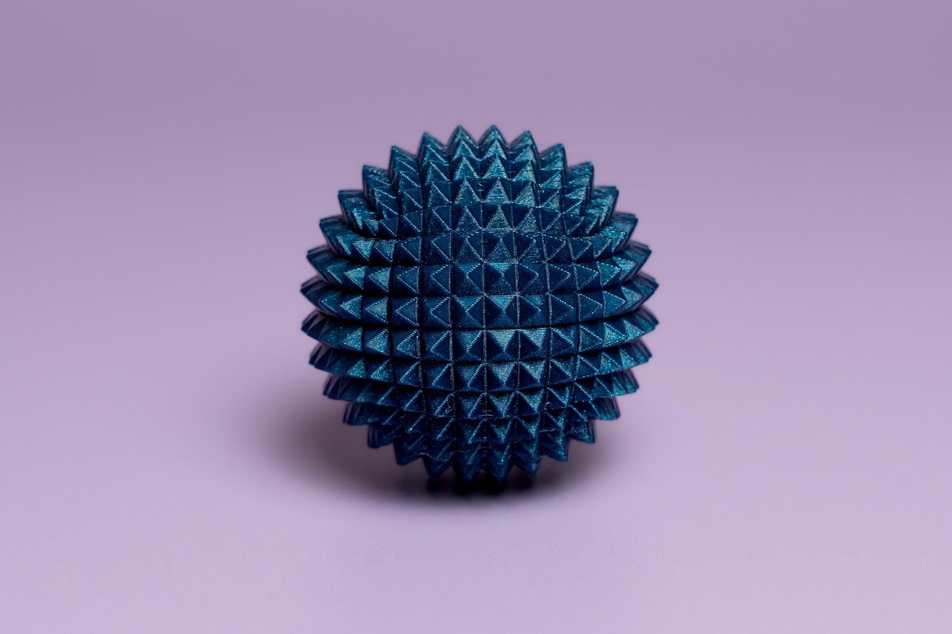 Spiked Sensory Rainbow Fidget Sphere - Palm Sized Sensory Stim Tool