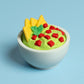 Bowl of Guacamole & Chips Fidget Clicker with Wrist Strap or Keychain