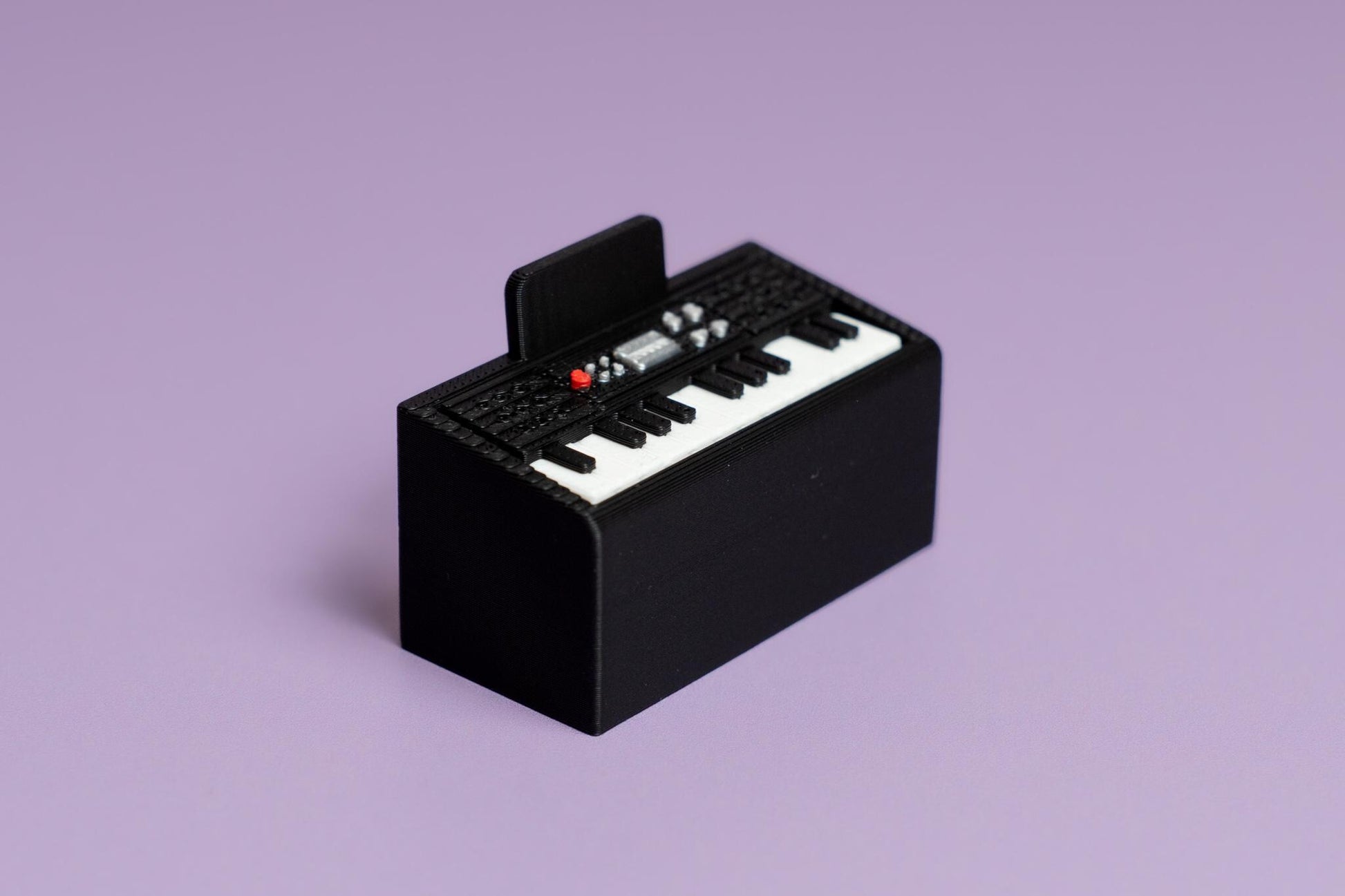 Keyboard/Piano Fidget Clicker with Wrist Strap or Keychain