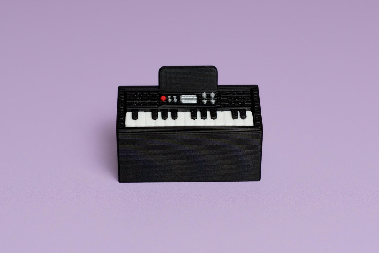 Keyboard/Piano Fidget Clicker with Wrist Strap or Keychain