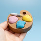 Artist's Paint Palette Multi Fidget Clicker with Wrist Strap or Keychain