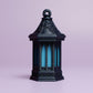 Gothic Style Glow in the Dark Lantern Fidget Clicker with Wrist Strap or Keychain