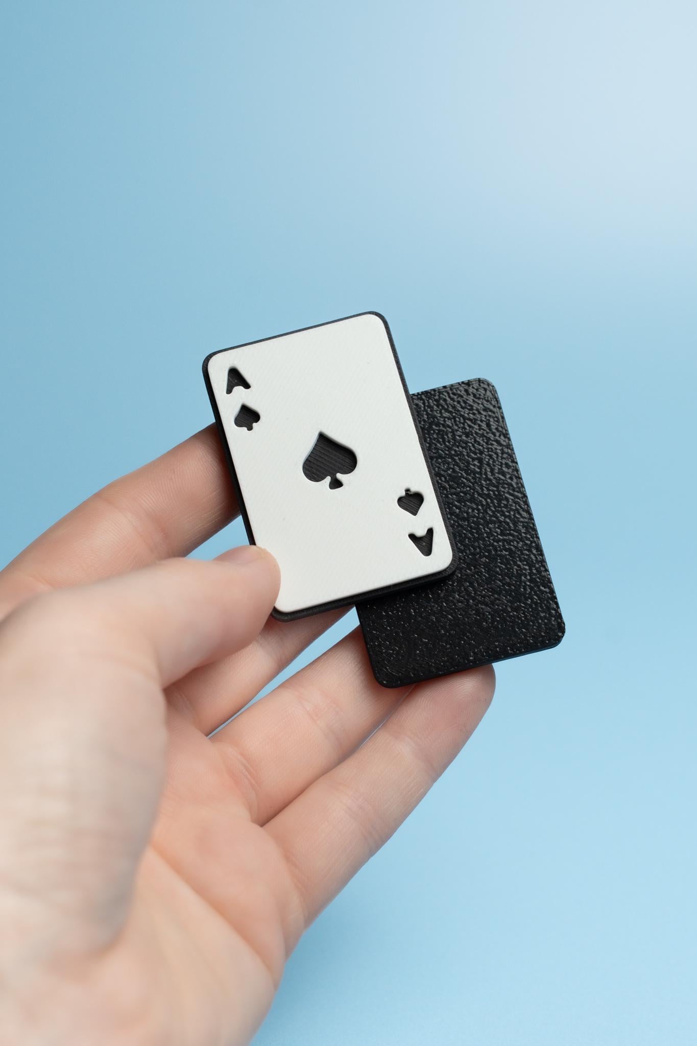 Aces Playing Card Slider Fidgets